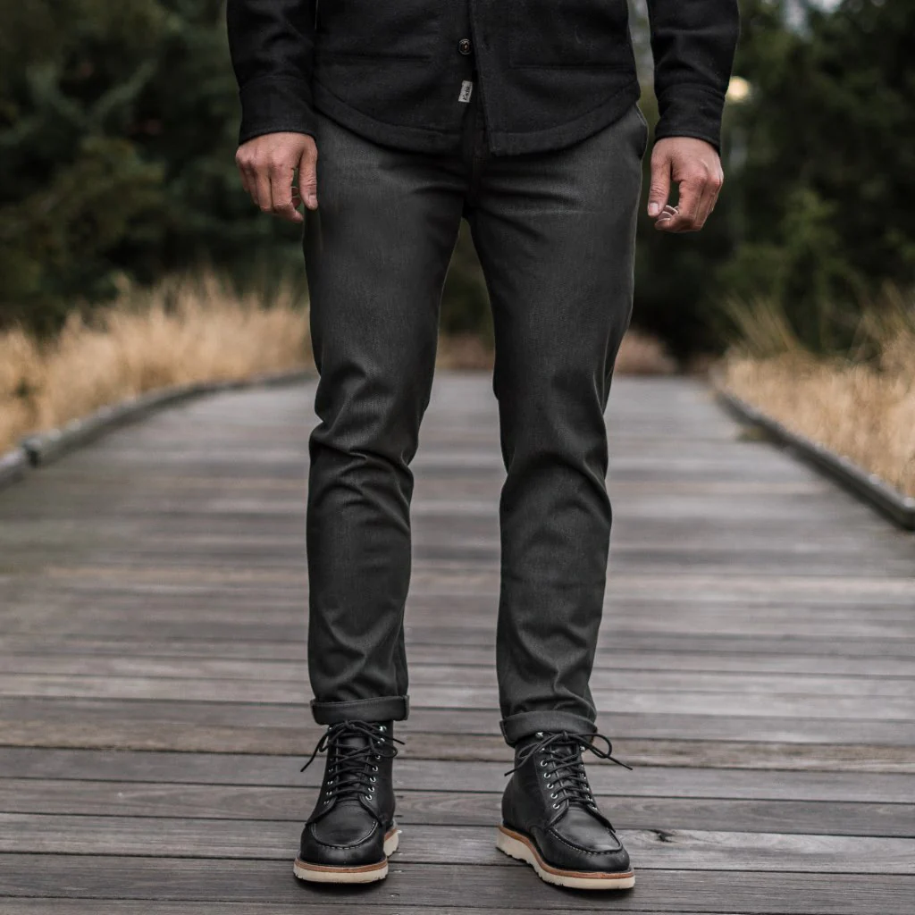 Kato Axe Slim Fit Chinos | Military Green - Thursday Boots