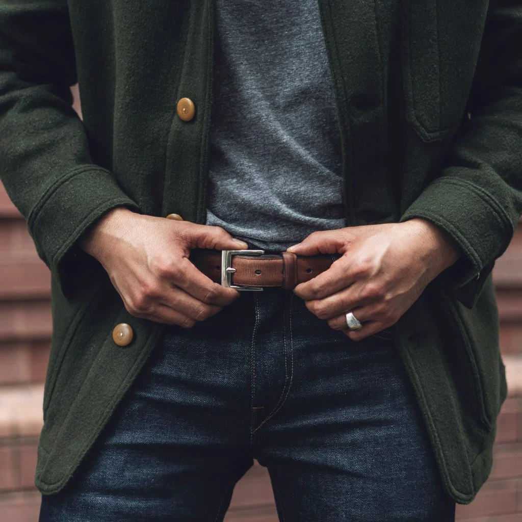 Men's Classic Leather Belt | Arizona Adobe - Thursday Boots