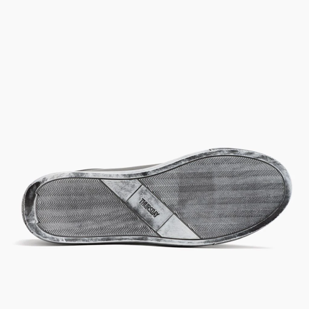 Premier Low Top | Distressed Grey - Thursday Boots