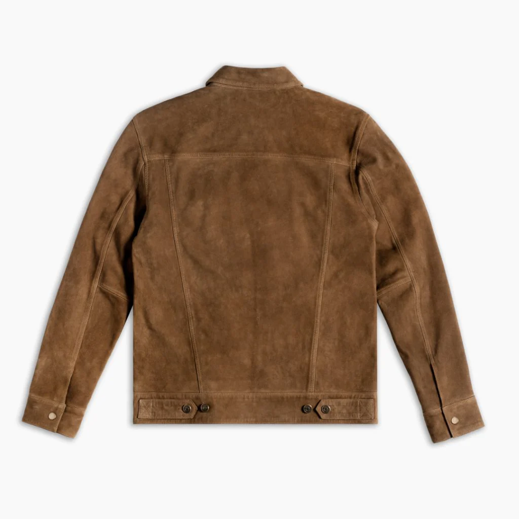 Suede Trucker Jacket | Dusty - Thursday Boots