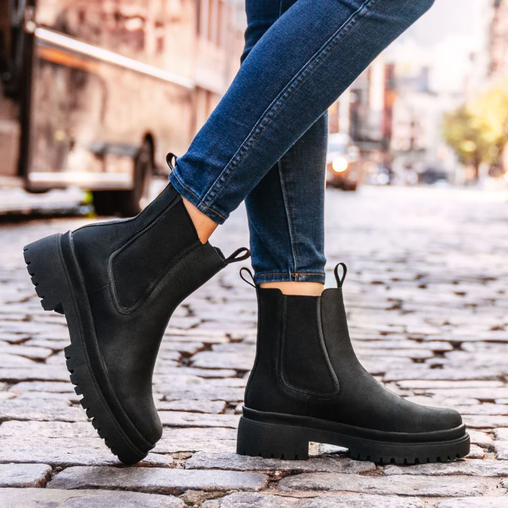 Legend Platform | Black Matte - Thursday Boots