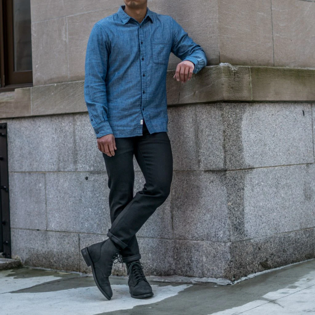 Kato Pen Slim Fit Jeans | Black - Thursday Boots
