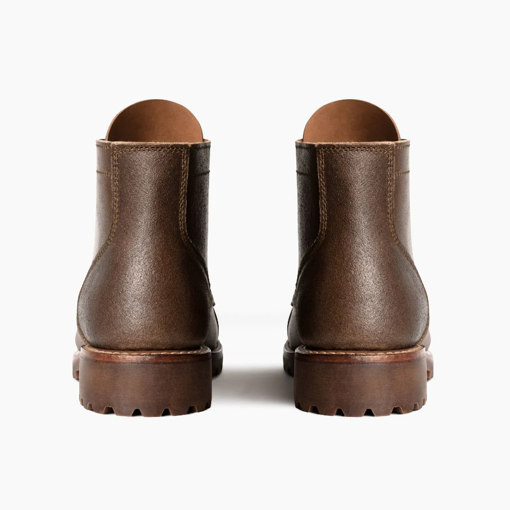 Vanguard | Natural Waxed Roughout - Thursday Boots