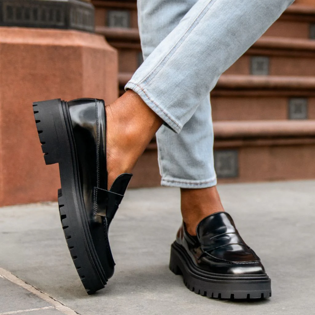 Penny Platform | Black - Thursday Boots