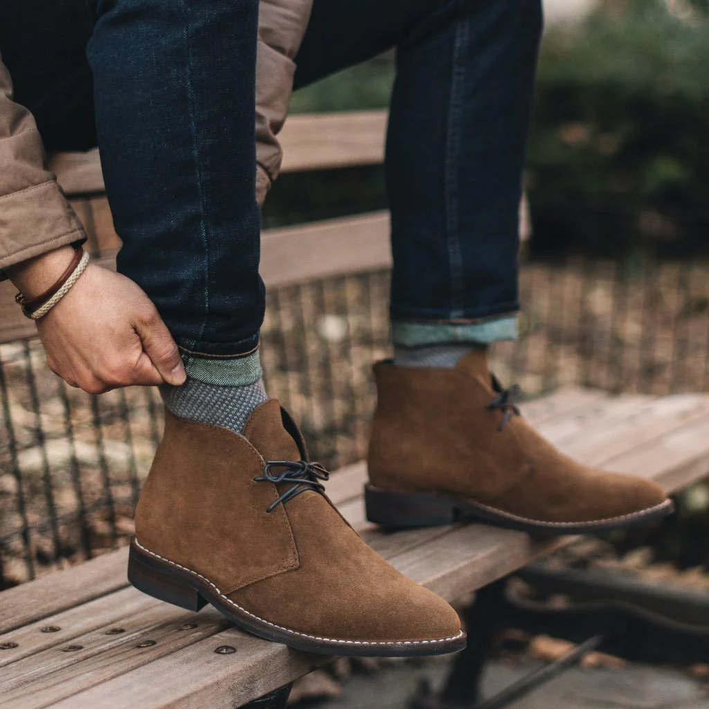 Scout | Cognac Suede - Thursday Boots