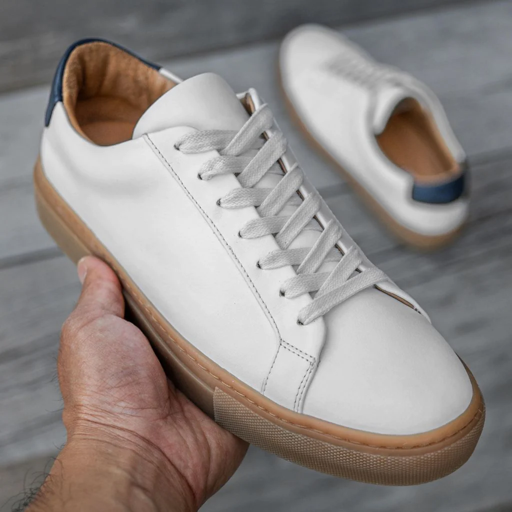 Legacy | White x Navy - Thursday Boots