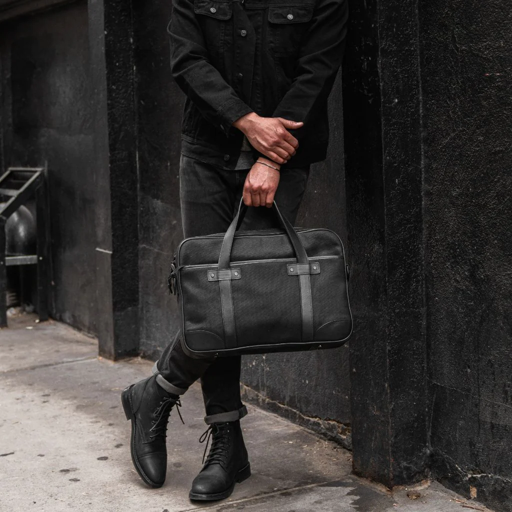 Commuter Bag | Black Canvas - Thursday Boots