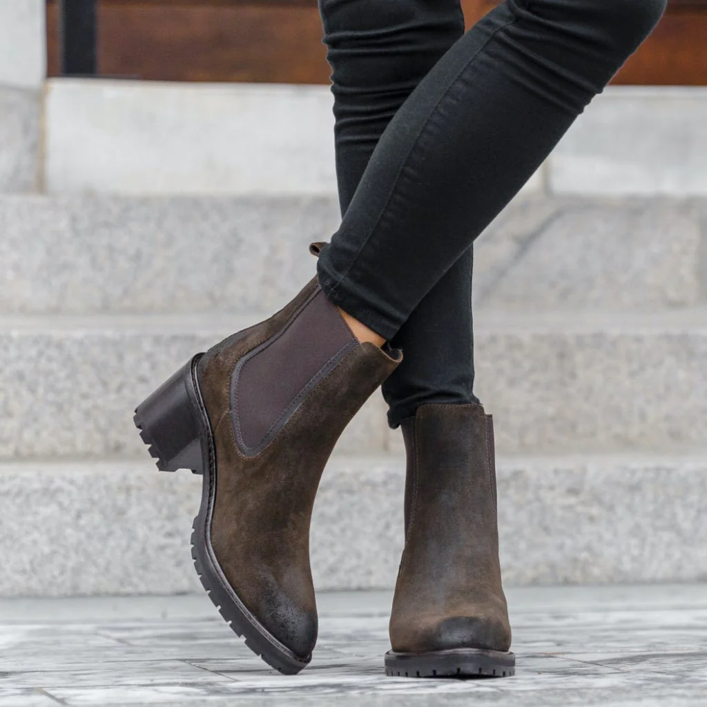 Knockout | Dark Olive Suede - Thursday Boots
