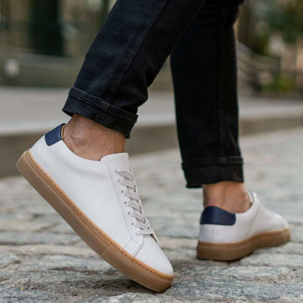 Legacy | White x Navy - Thursday Boots