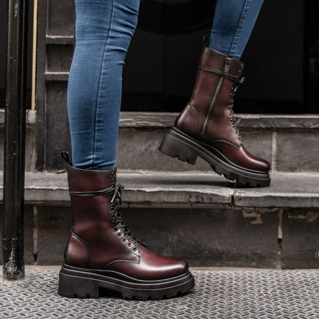 Fatale | Black Cherry - Thursday Boots