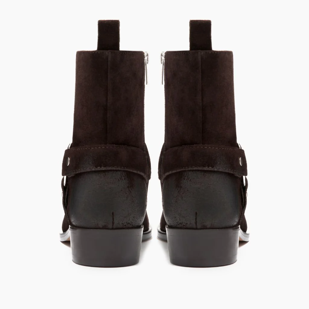 Harness | Dark Brown Suede - Thursday Boots