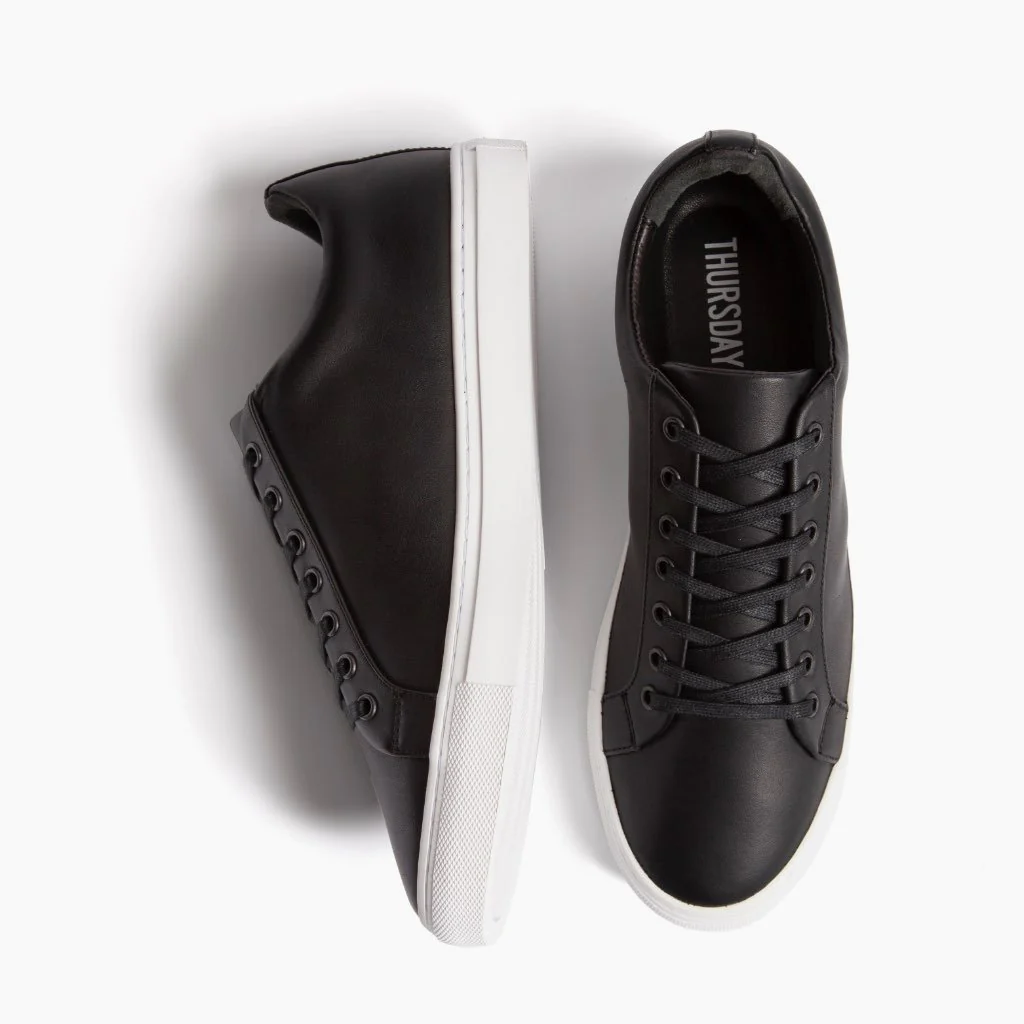 Premier Low Top | Black - Thursday Boots