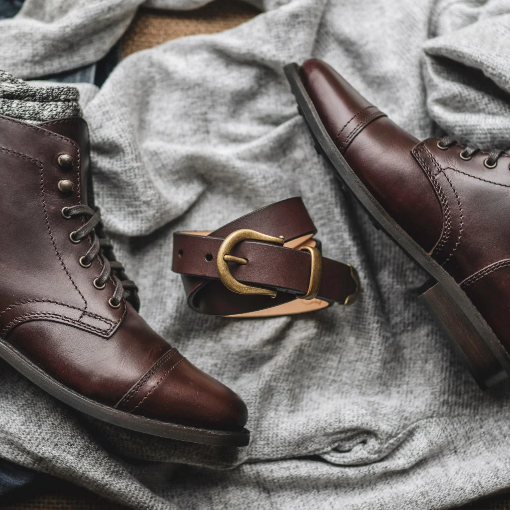 Women's Western Leather Belt | Brown - Thursday Boots