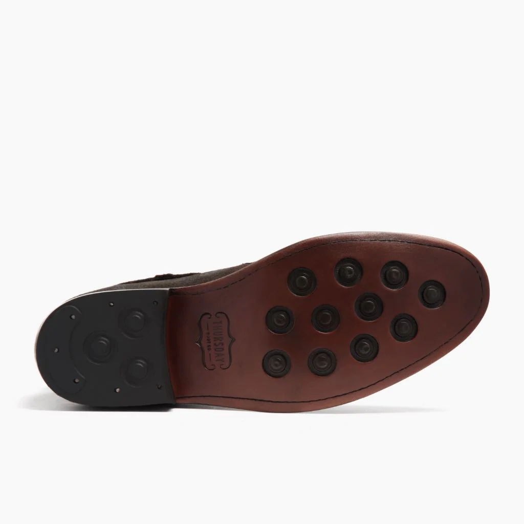 Rogue | Dark Olive Suede - Thursday Boots