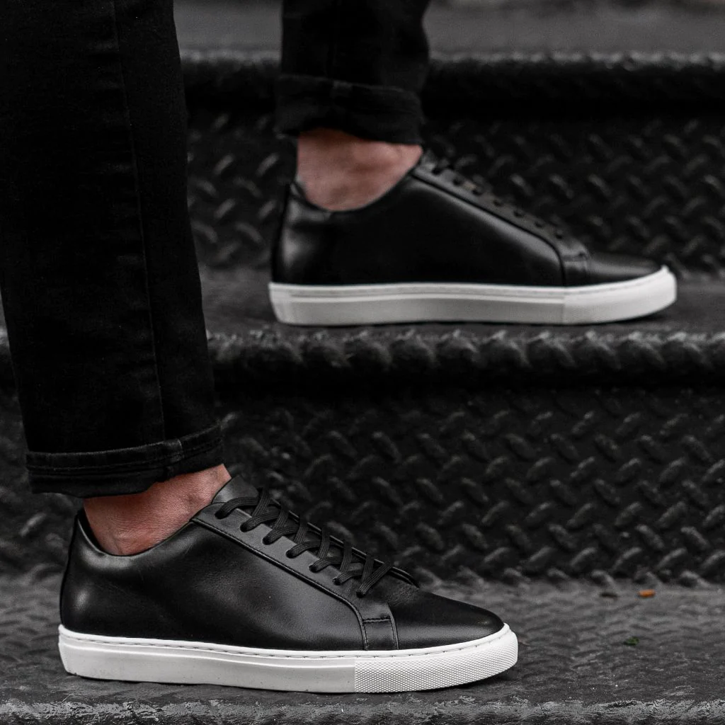 Premier Low Top | Black (Blind Eyelets) - Thursday Boots