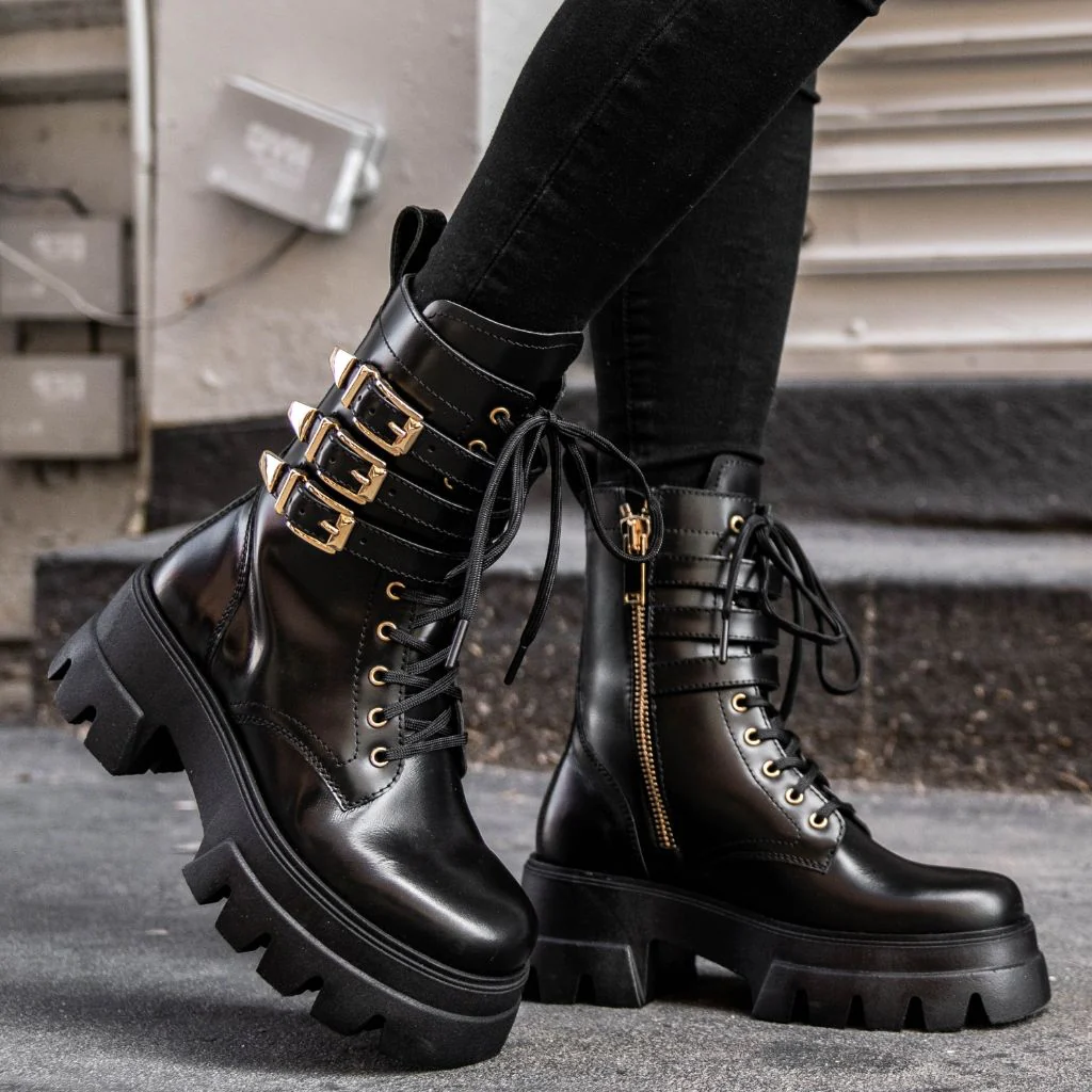 Dynasty | Black & Gold - Thursday Boots