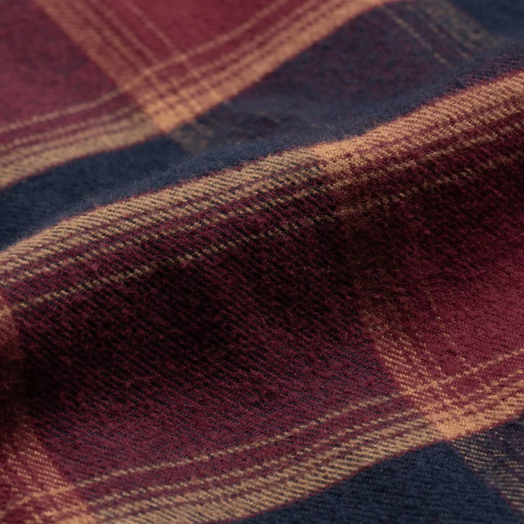 Forever Flannel Shirt | Navy & Burgundy - Thursday Boots