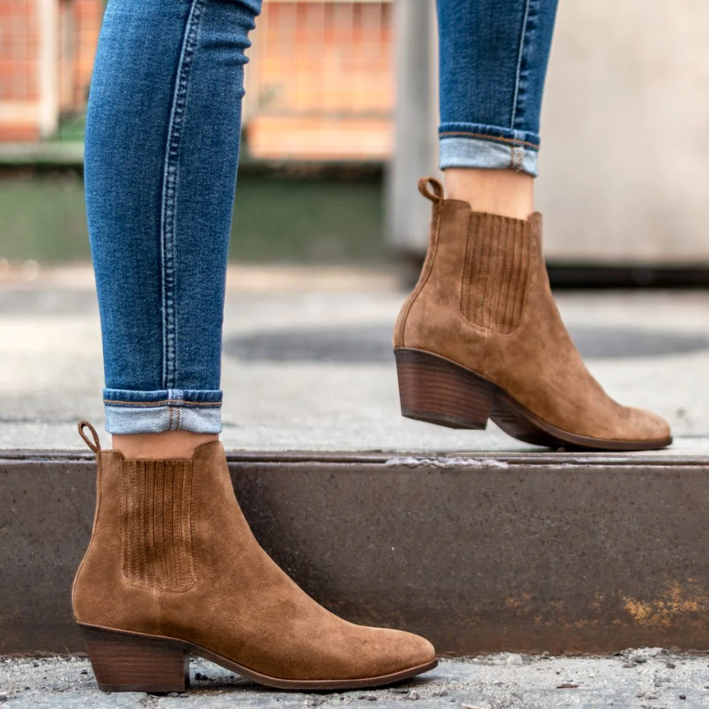 Dreamer Bootie | Golden Brown - Thursday Boots