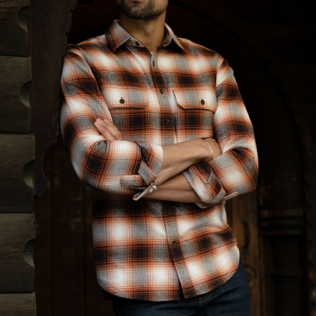 Summit Flannel Shirt | Harvest - Thursday Boots