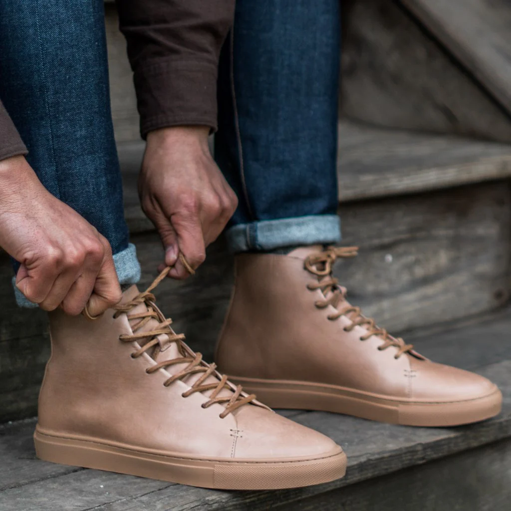 Premier High Top | Natural Vachetta - Thursday Boots