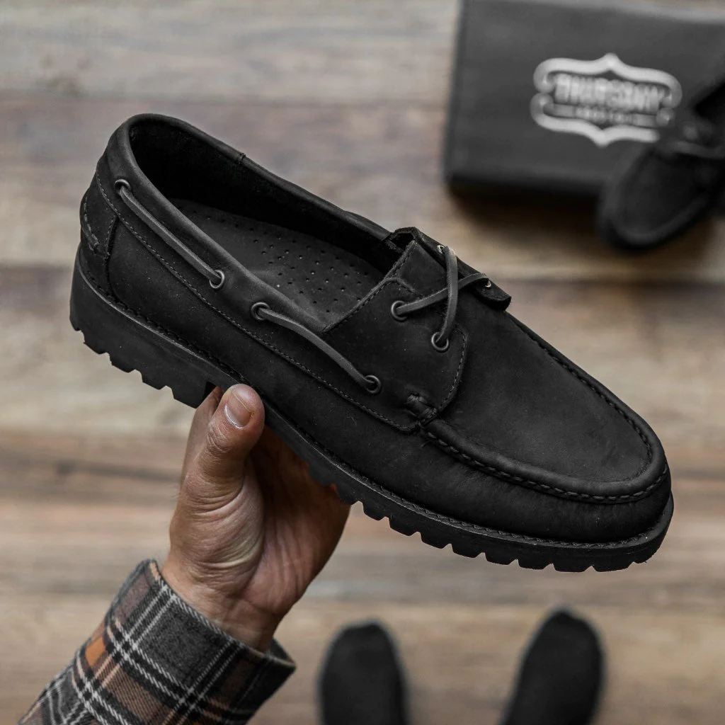 Handsewn Loafer | Black Matte - Thursday Boots