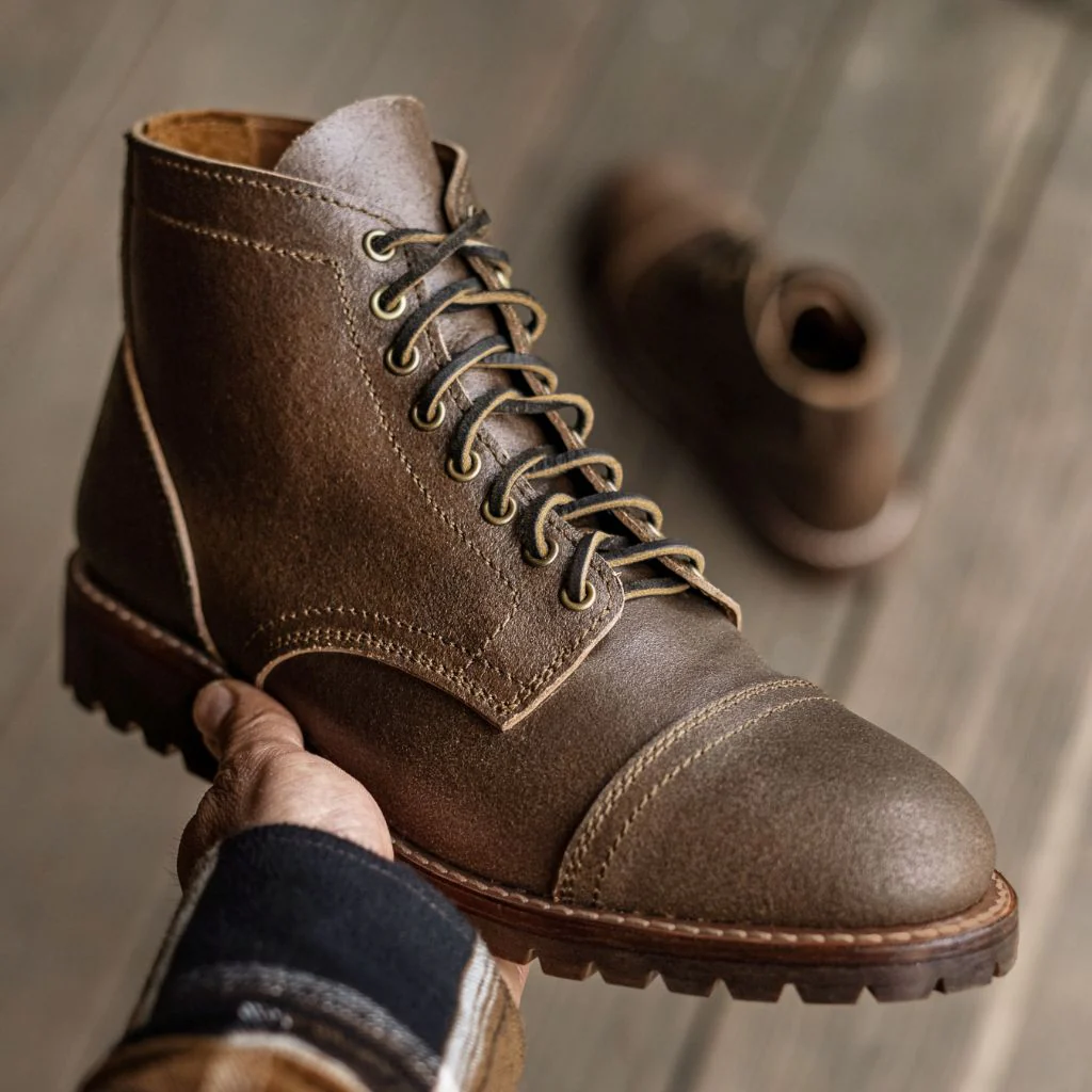 Vanguard | Natural Waxed Roughout - Thursday Boots