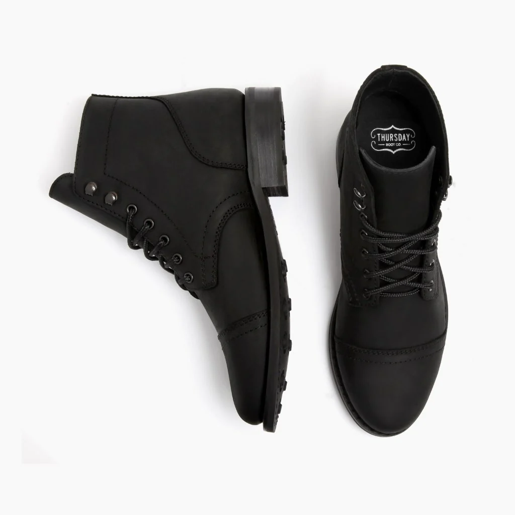Captain | Black Matte - Thursday Boots