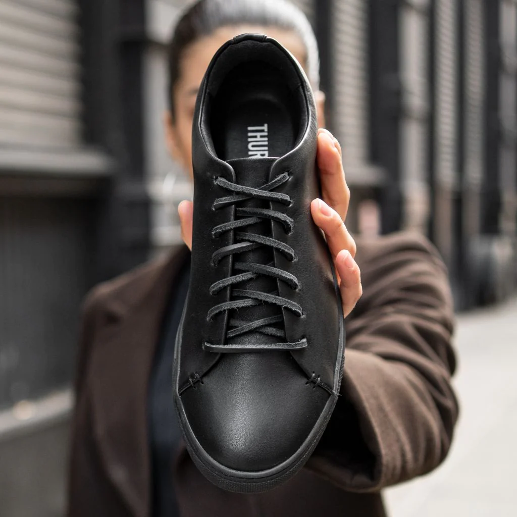 Women's Premier Low Top | Black Vachetta - Thursday Boots