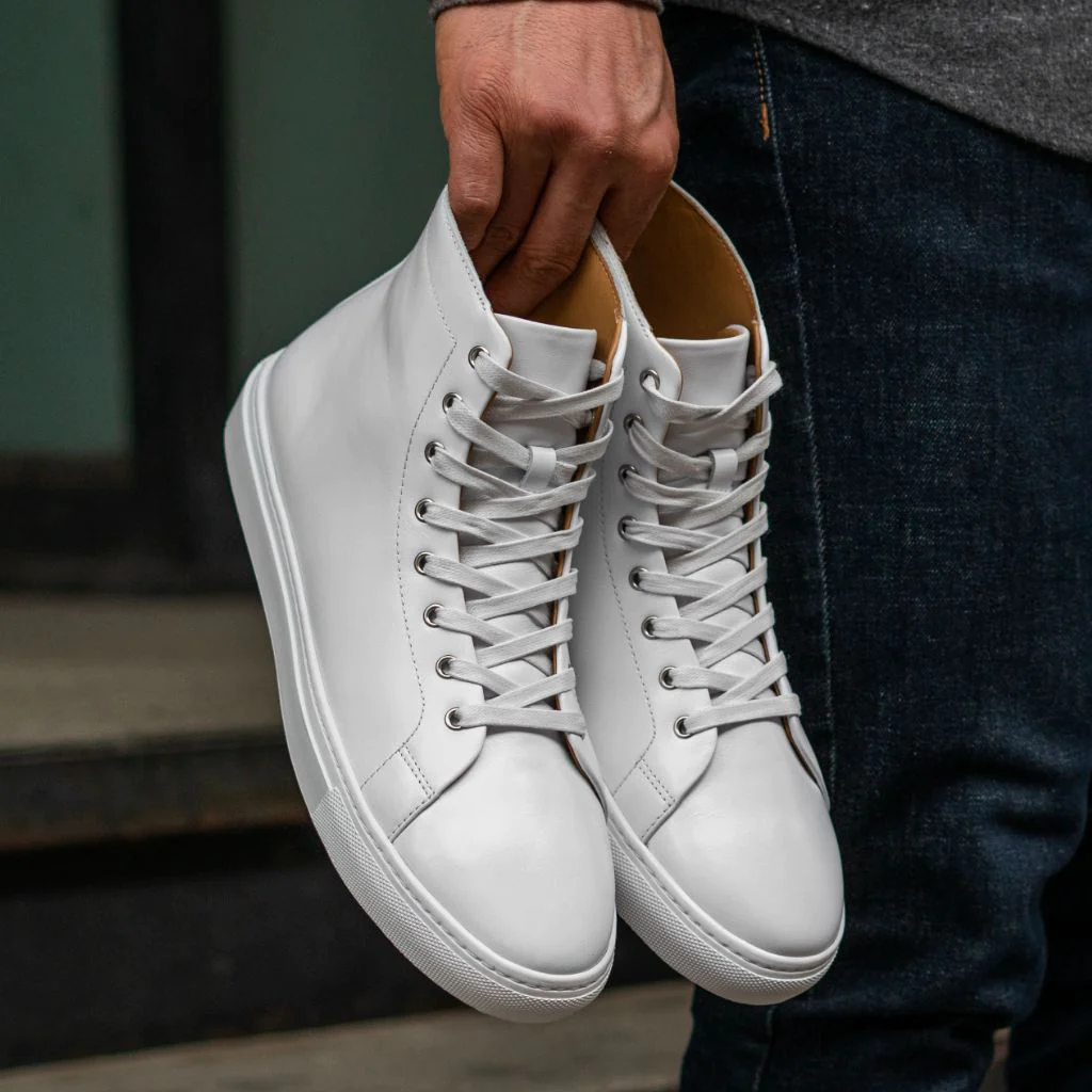 Premier High Top | White - Thursday Boots