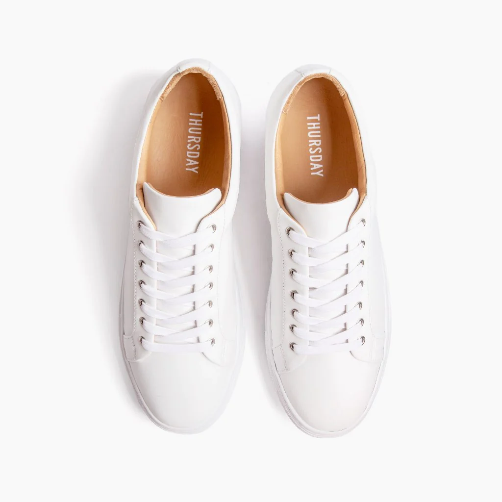 Premier Low Top | White - Thursday Boots