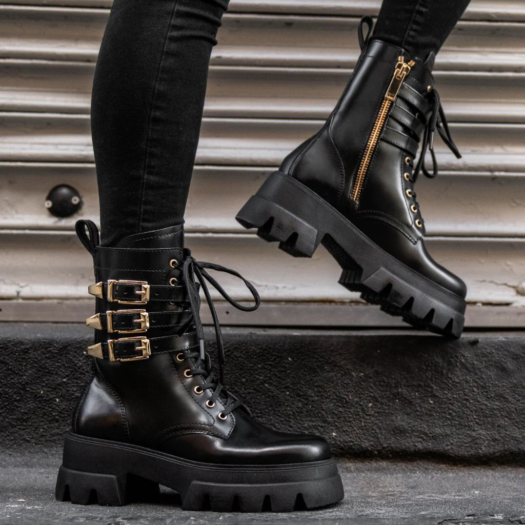 Dynasty | Black & Gold - Thursday Boots