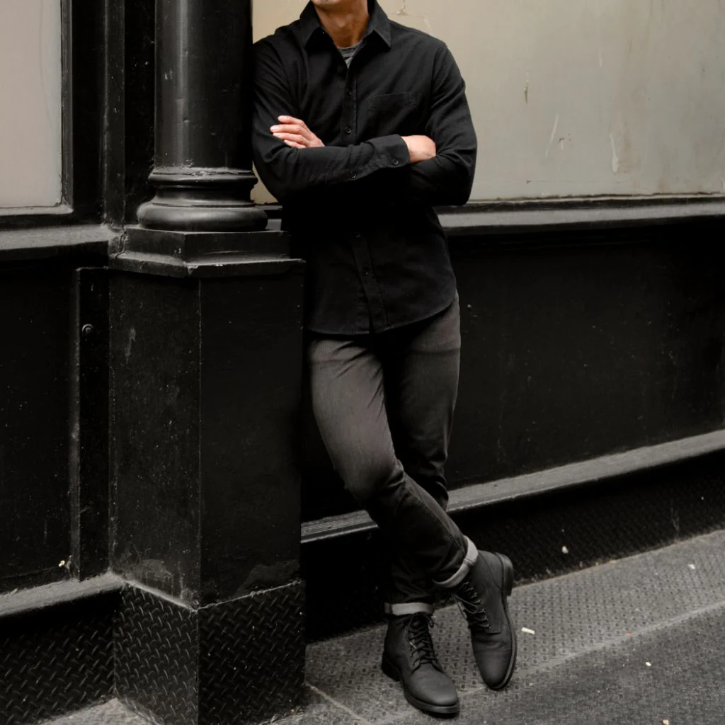Solid Shirt | Black - Thursday Boots