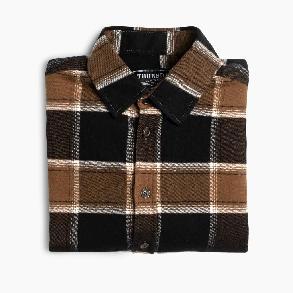 Forever Flannel Shirt | Dark Roast - Thursday Boots