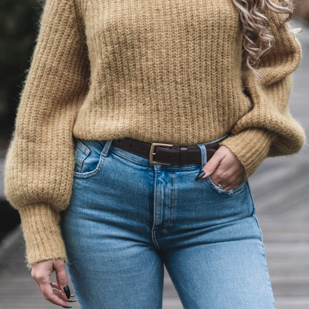 Women's Classic Leather Belt | Brown - Thursday Boots