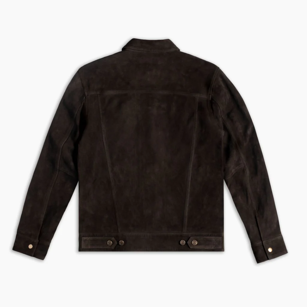 Suede Trucker Jacket | Chocolate - Thursday Boots