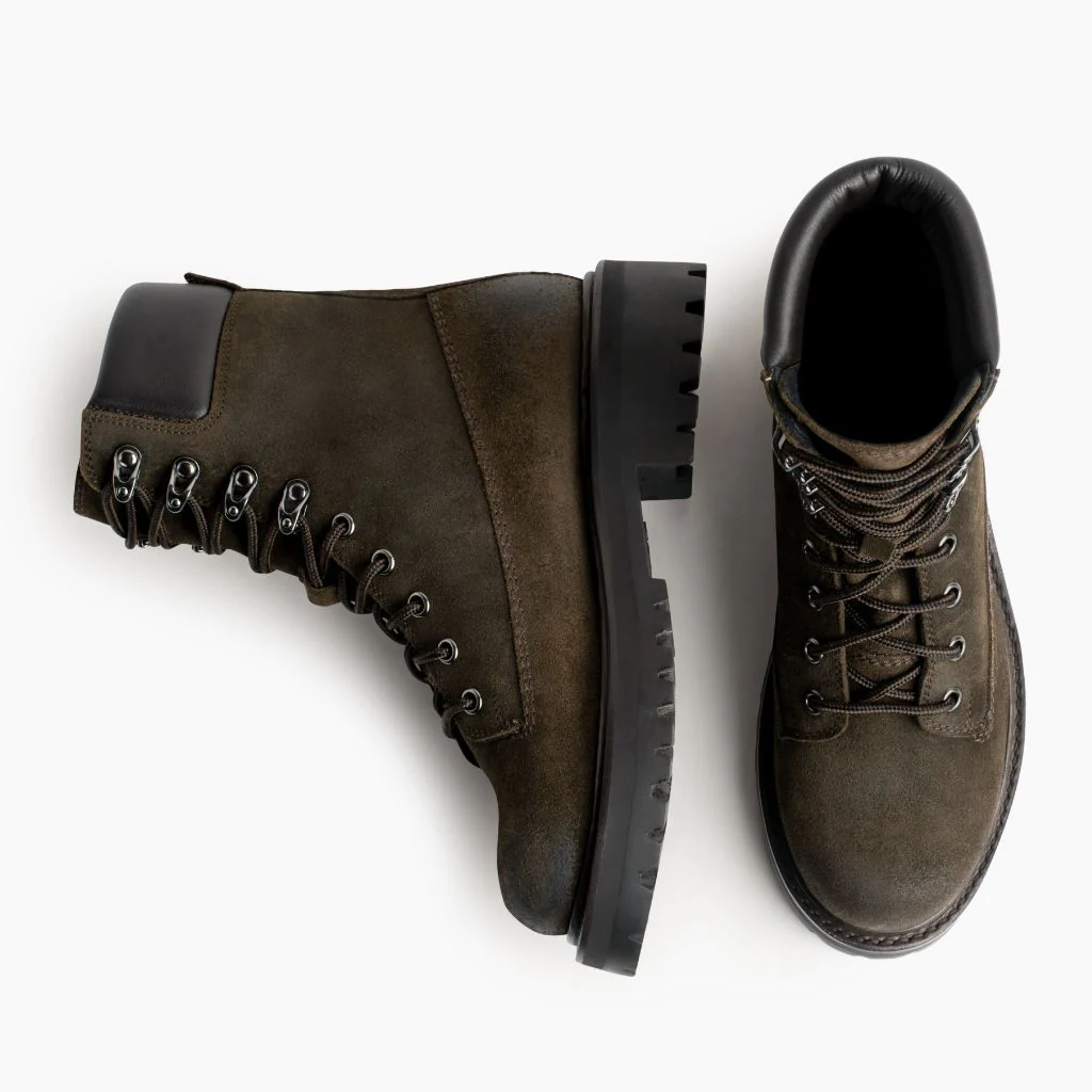 Explorer | Dark Olive Suede - Thursday Boots
