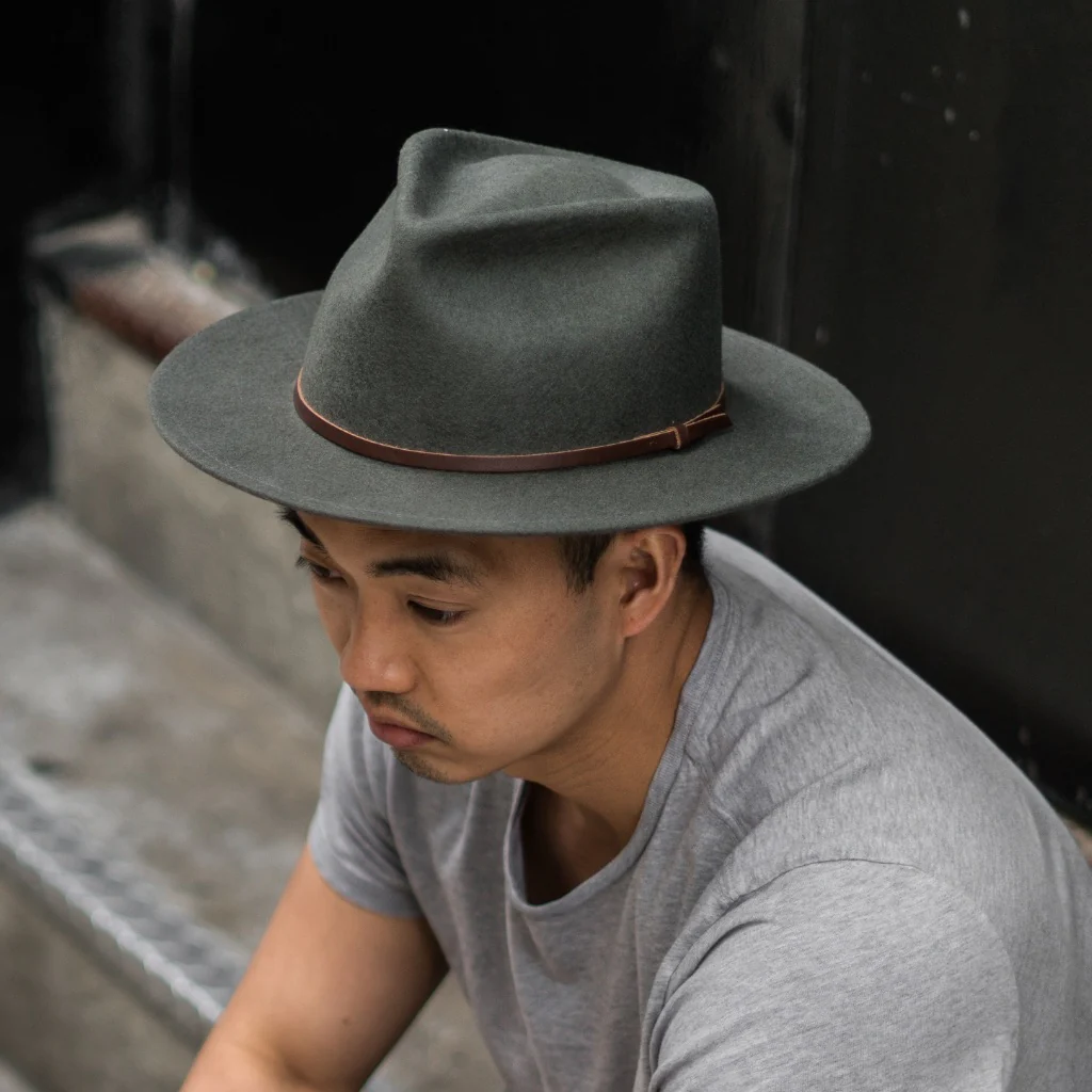 Yellow108 Eastwood Fedora | Grey - Thursday Boots