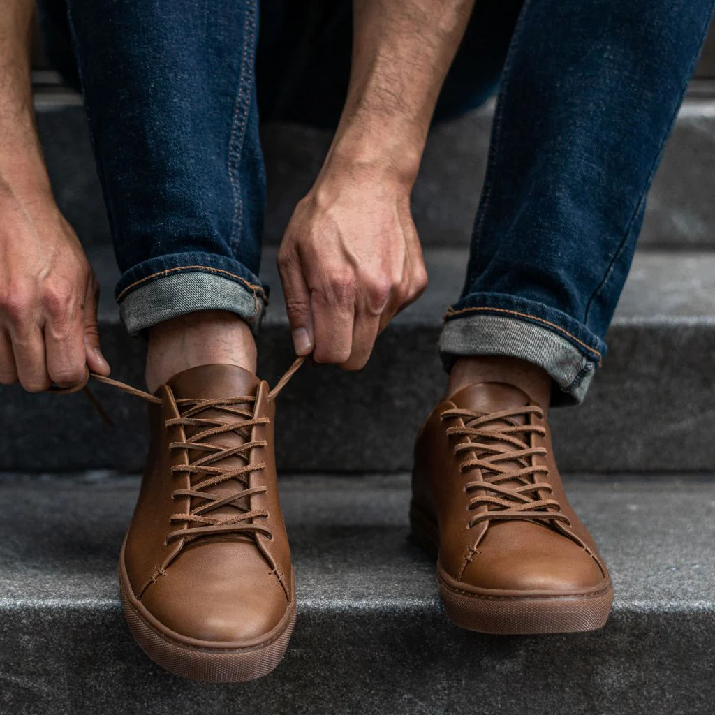 Premier Low Top | Hickory Vachetta - Thursday Boots