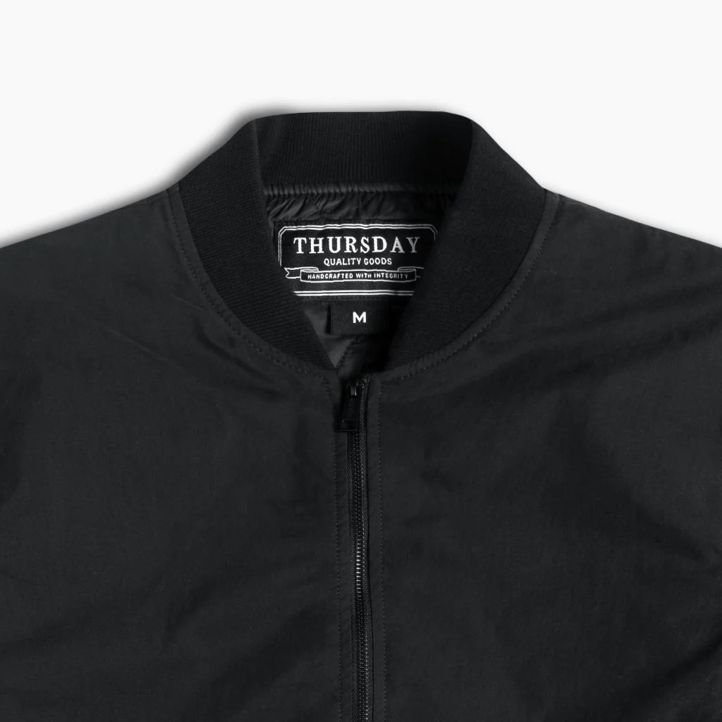 Union Bomber Jacket | Black - Thursday Boots