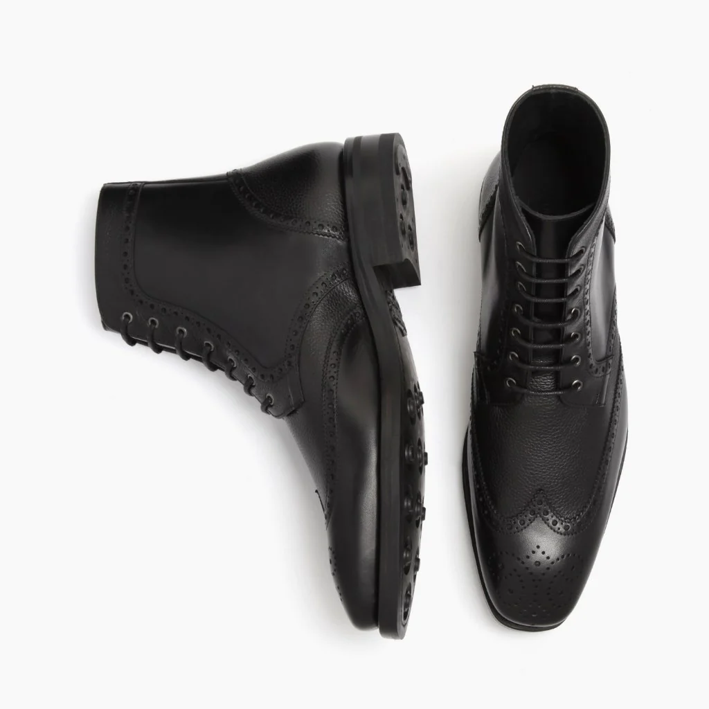 Wingtip | Black - Thursday Boots