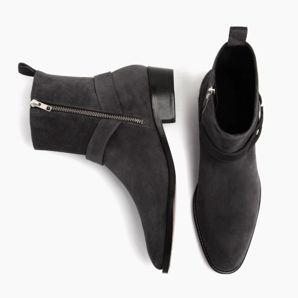 Harness | Grey Suede - Thursday Boots