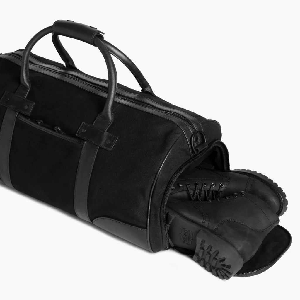Weekender Bag | Black Canvas - Thursday Boots