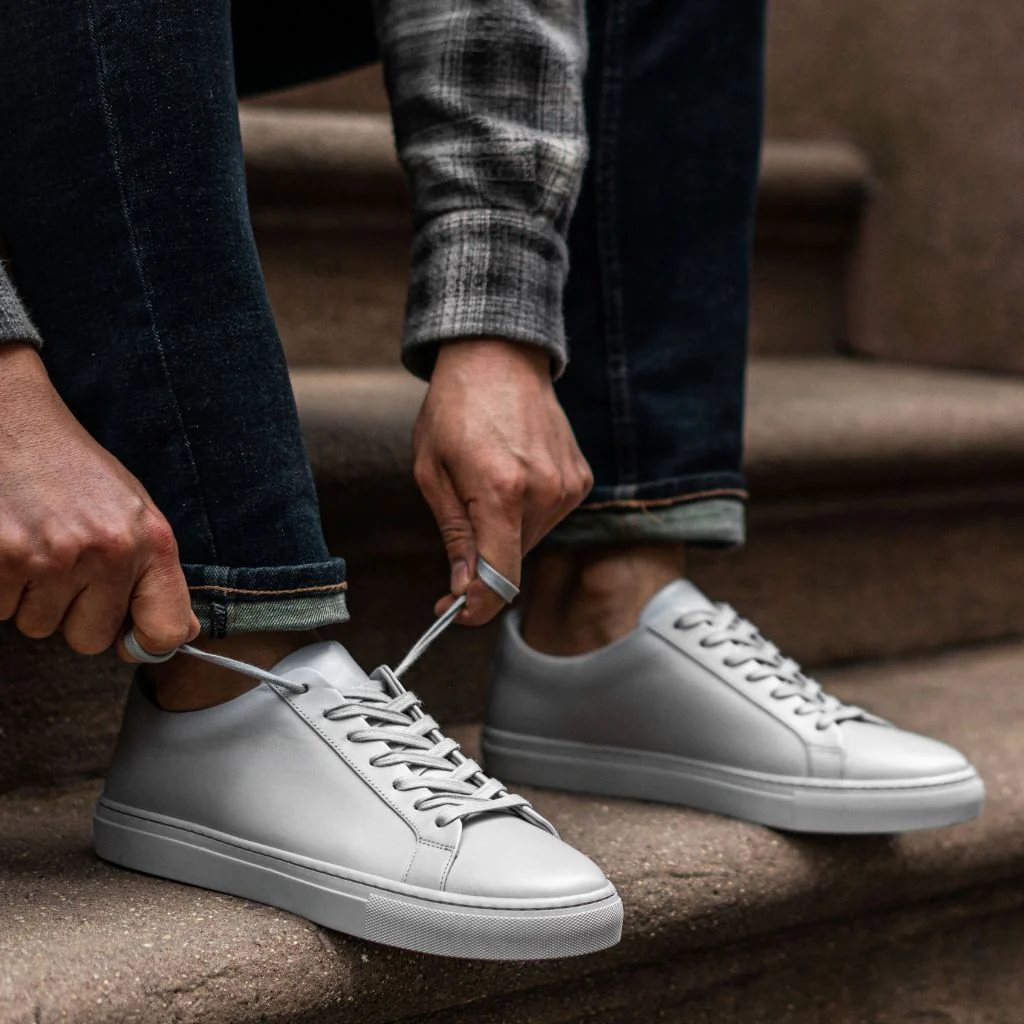 Premier Low Top | Light Grey - Thursday Boots