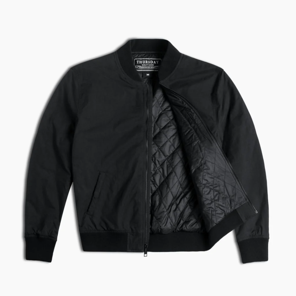 Union Bomber Jacket | Black - Thursday Boots
