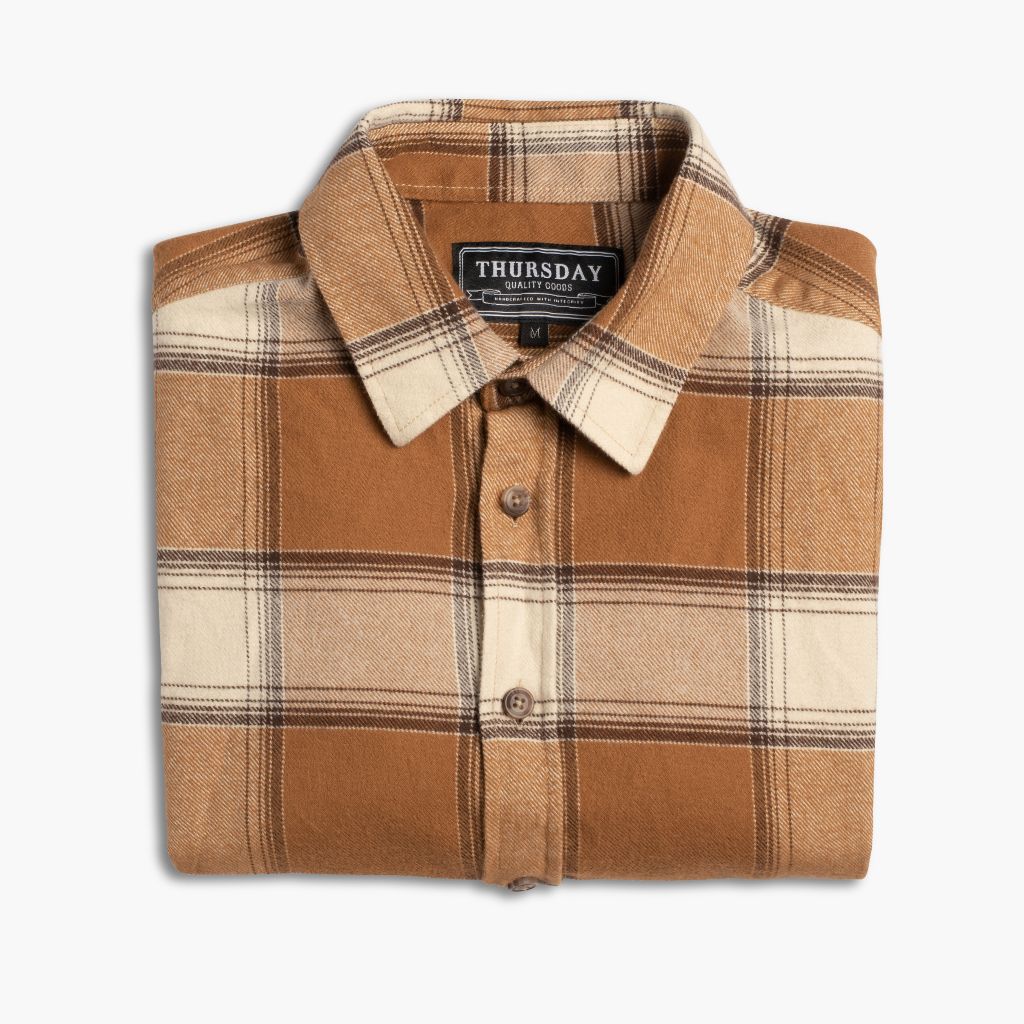 Forever Flannel Shirt | Butterscotch - Thursday Boots