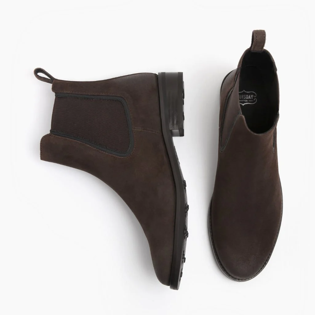 Duchess | Dark Brown Suede - Thursday Boots