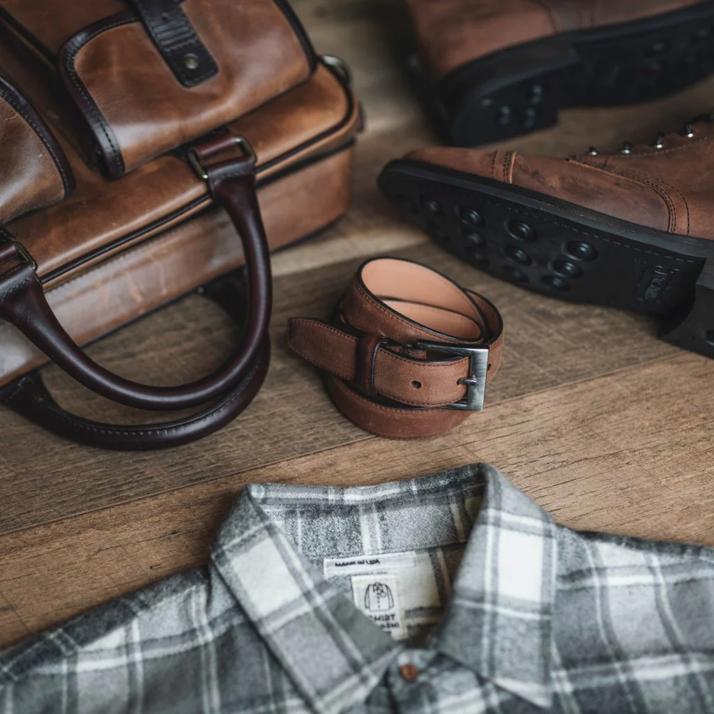 Men's Classic Leather Belt | Arizona Adobe - Thursday Boots