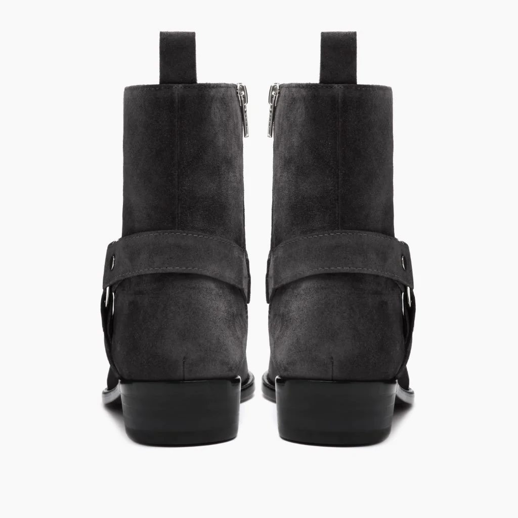 Harness | Grey Suede - Thursday Boots