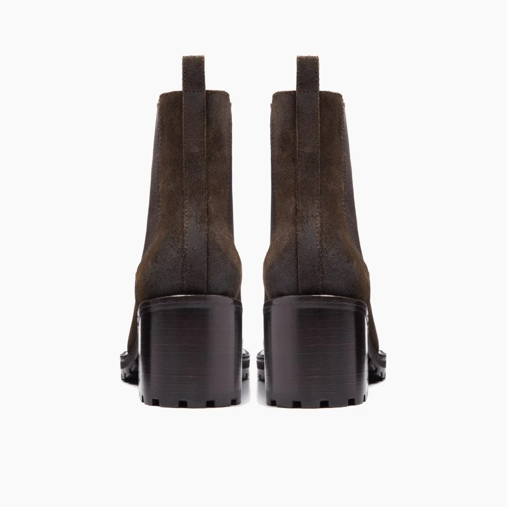 Knockout | Dark Olive Suede - Thursday Boots