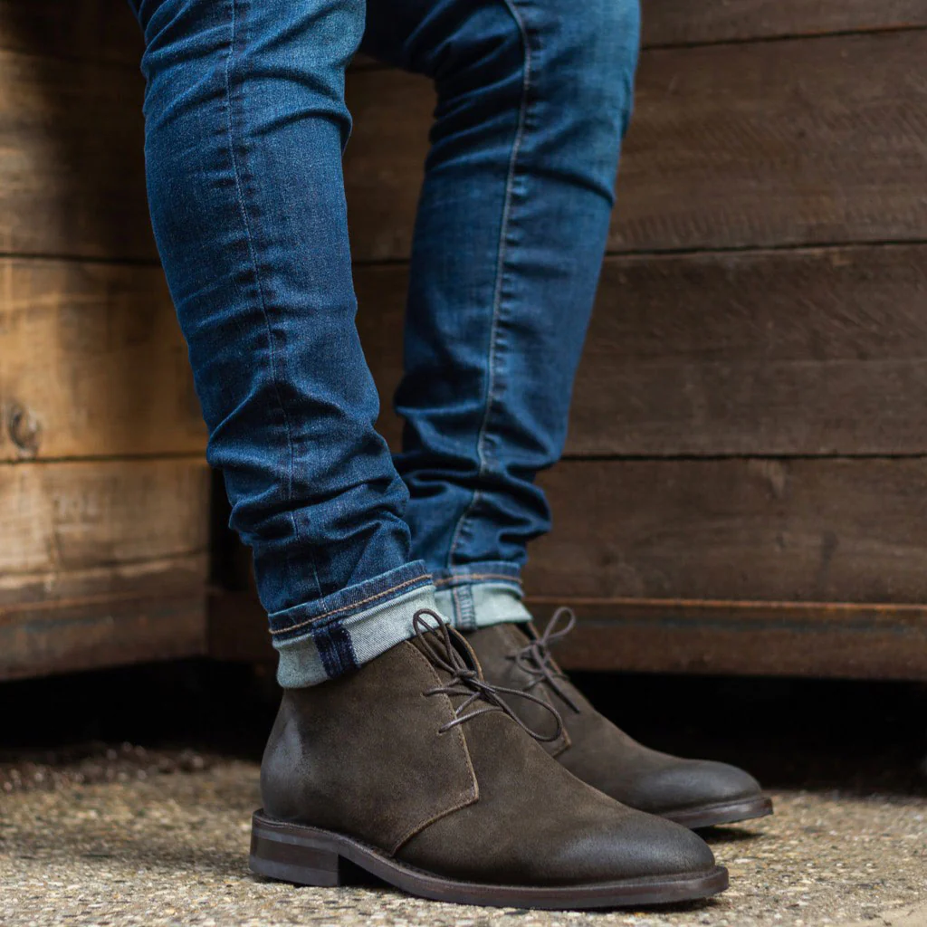 Scout | Dark Olive Suede - Thursday Boots